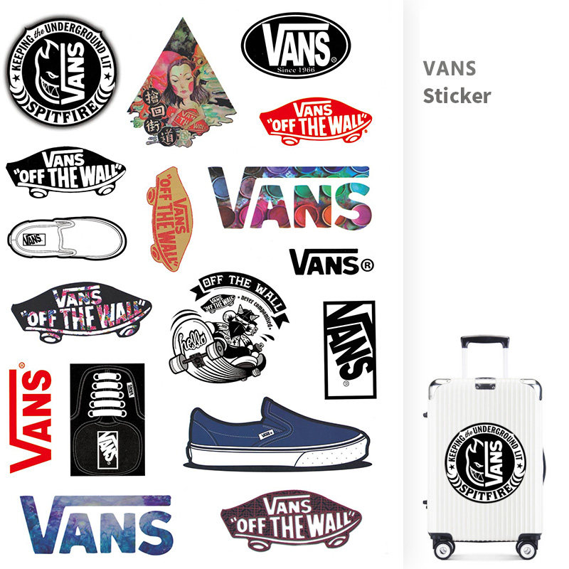 Vans Tide Logo LogoVANS Suitcase Stickers Skateboard Pen Electric Guitar Mobile Phone Personality Waterproofing Collage
