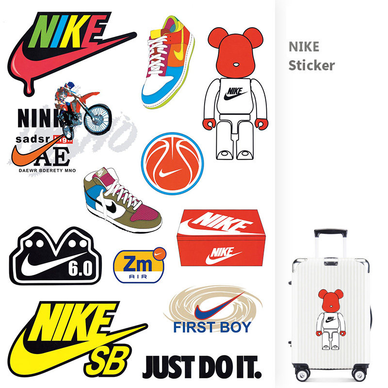 Nike Sticker Waterproof Electric Car Suitcase Guitar Skateboard Mobile Phone Fridge Nike Water Glass Guitar Sticker waterproof