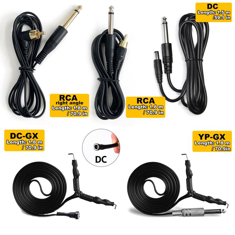 Tattoo Machine Hook Line Portable Tattoo Hook Line/Rca Cable/Dc Cable