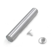 Nail rod rivet double-sided nail punch installation tool Hand knock nail rod DIY leather round punch