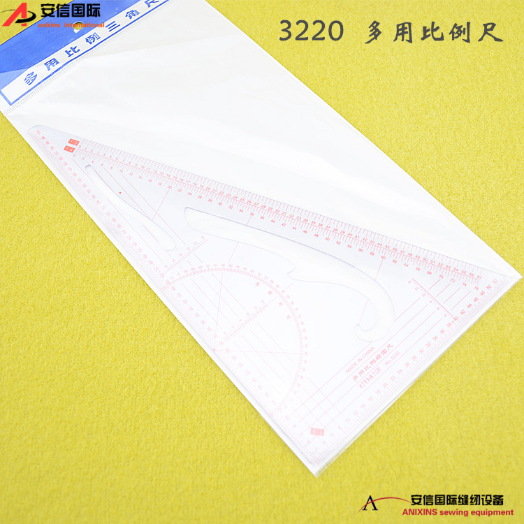3220 more use of triangular ruler pattern ruler triangle scale more use of yardstick clothing ruler