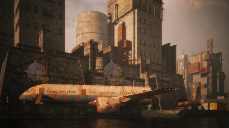 图片[11]-K035荒芜之地废墟工厂场景3D模型格式c4d/blender/fbx/obj-cg男孩