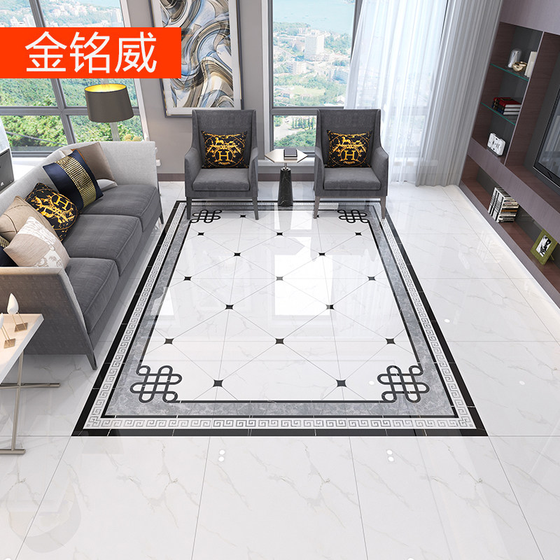 Jin Mingwei Corridor Aisle Mosaic Tile Entrance Entrance Floor Brick New Chinese Style Living Room Floor Brick Throwing Crystal Brick Puzzle
