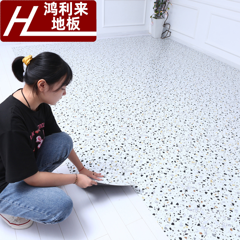 5-square-self-adhesive floor leather PVC floor sticker plastic floor thickened abrasion-proof and cement ground home bedroom