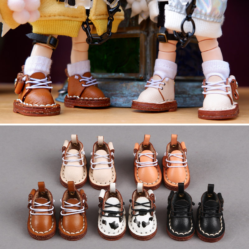 Ob11 baby shoes small leather boots and martin boots shoes baby clothes holala GSC prime cowhide boots