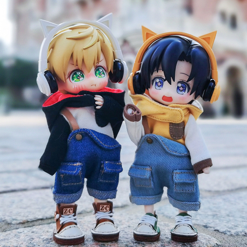 ob11 Doll Clothes Rock Puppy Cowboy Barts Pants Molly Doll Clothes 12 min bjd GSC