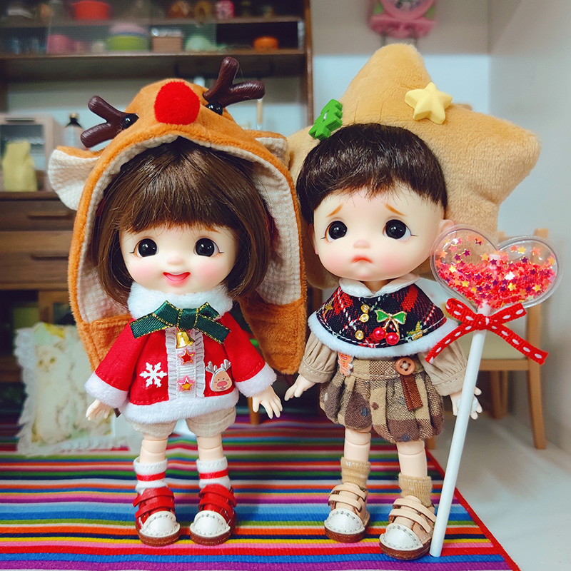 Genuine STODOLL OB11 baby head doll ball egg smile Valentine's Day gift 12 points bjd whole baby