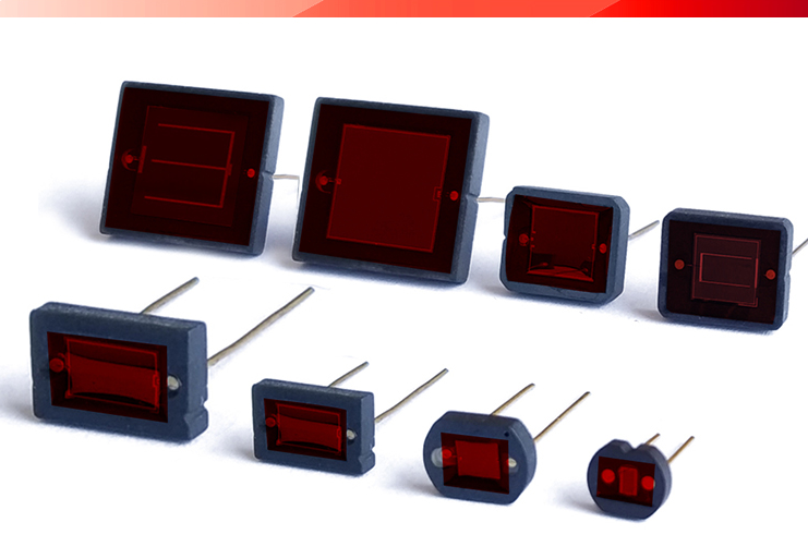 5 5*5 8mm silicon photocell sensor external RGB color filter LXD66CV-R G B