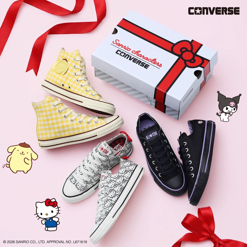 Direct Mail from Japan Converse/Converse All Star Ox Sanrio Series Canvas Shoes Casual Shoes