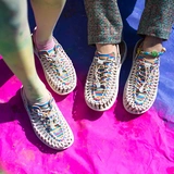 БЕСПЛАТНАЯ ДОСТАВКА ДЛЯ ЯПУН КАН УНЕЙК II Кабриолеты Простые вязаные туфли для мужчин и женские сандалии 2WAY