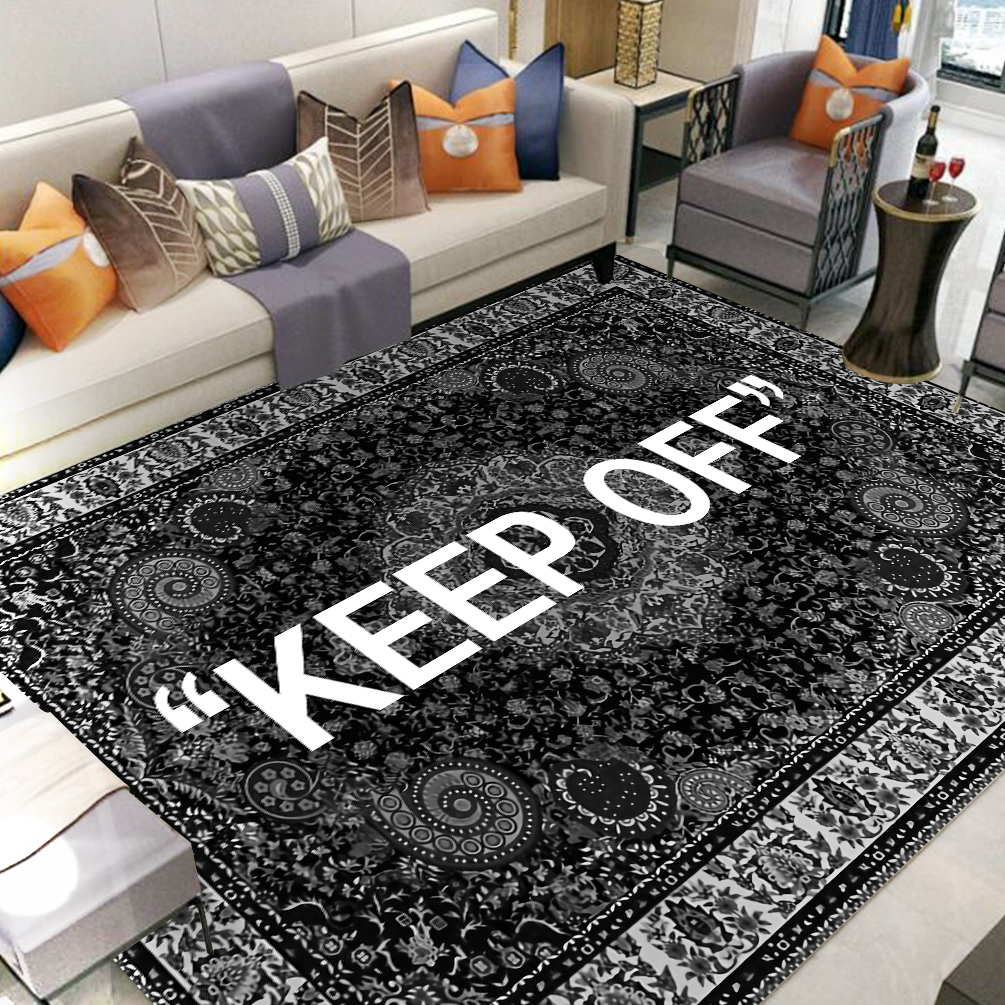 Ow IKEA tắt hoa điều trắng IKEA tên chung giữ thảm lưới thời trang màu đỏ thẻ đường phố thời trang - Thảm thảm lót sàn nhà