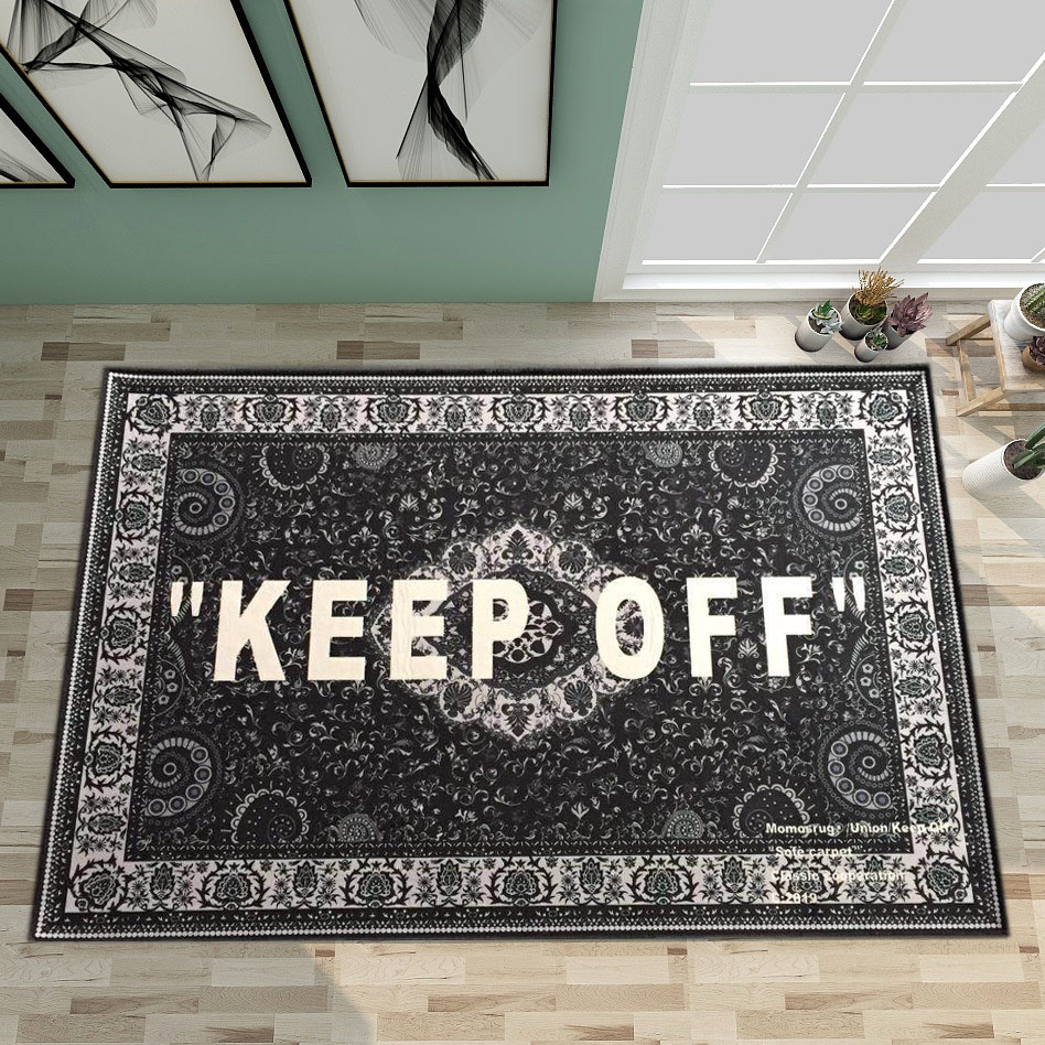 Ow IKEA tắt hoa điều trắng IKEA tên chung giữ thảm lưới thời trang màu đỏ thẻ đường phố thời trang - Thảm thảm lót sàn nhà