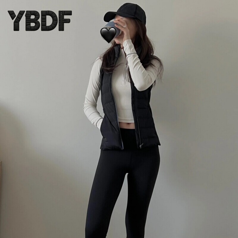 2026 New Lulu down Vest Slim Fit Slimming Lightweight Sports Running Warm Yoga Wear for Women