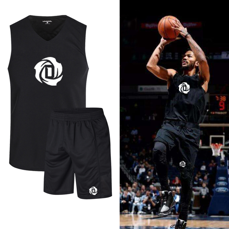 Ross Throw Basket Training Suit Running Fitness Vest Sleeveless Vest Wide Shoulder Basketball Sports Jersey Basketball Suit