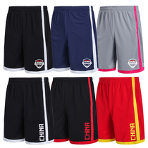 US team basketball shorts men and women loose knee summer street sports shorts running training quick-dry five-point pants