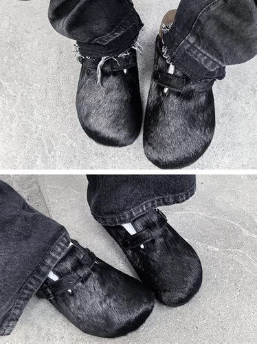 Dystopia Bao Toutou Berken Shoes Fashion Wear Cork Slippers Half Slippers