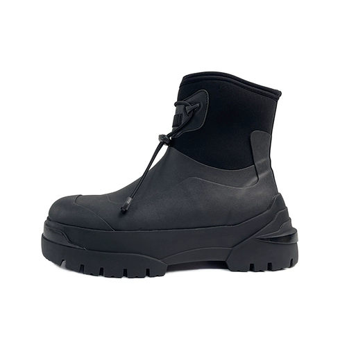 Mkszy Outdoor Sulfide Snow Boots Водонепроницаемая водяная обувь Трехлоковая комбинация Большая нижняя резиновая обувь против Slip Boots Увеличить мужское увеличение на 5 см.