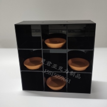 Jinbozi villa rack breeding tray multi-grid box suspended isolation box pneumatic incubation box acrylic Santarem Arhat