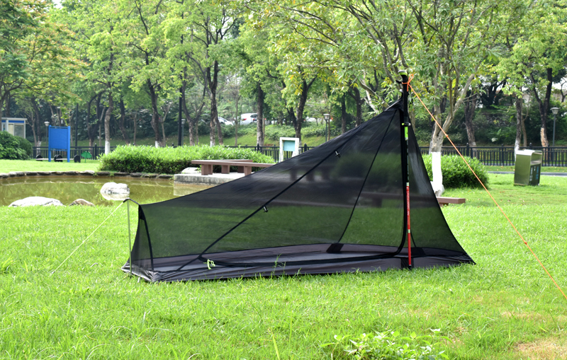 Mới 15D nylon siêu nhẹ hai mặt bọc silicon đơn cực không có lều ngoài trời - Lều / mái hiên / phụ kiện lều cọc lều
