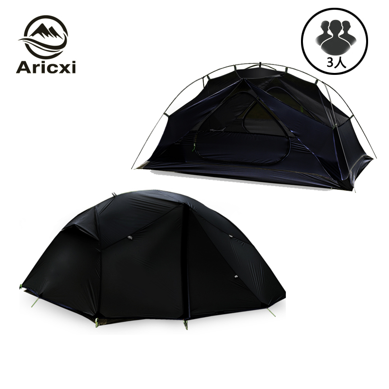 Aricxi Tibetan Peak 3 People Lightweight Tents Double Layer Anti Riot Rain Four Seasons Aluminum Rod Tent Outdoor Seasons