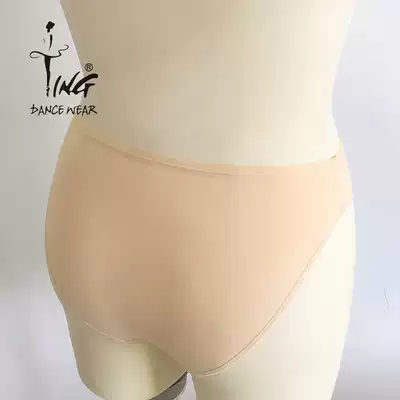 TING Chen Ting Dance practice art exam High-fork briefs Ballet suit gymnastics high-span panties stretch shorts Adult