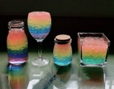 Bọt biển bé ma thuật hạt pha lê bùn tăng trưởng bóng nước hấp thụ hạt bong bóng nước bóng pha lê quả bom 1000 viên - Nguồn cung cấp vườn dụng cụ nhổ cỏ