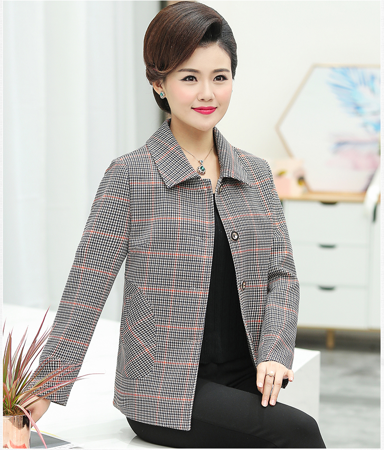 Áo khoác nữ trung niên và cổ điển - Quần áo của mẹ áo cho mẹ