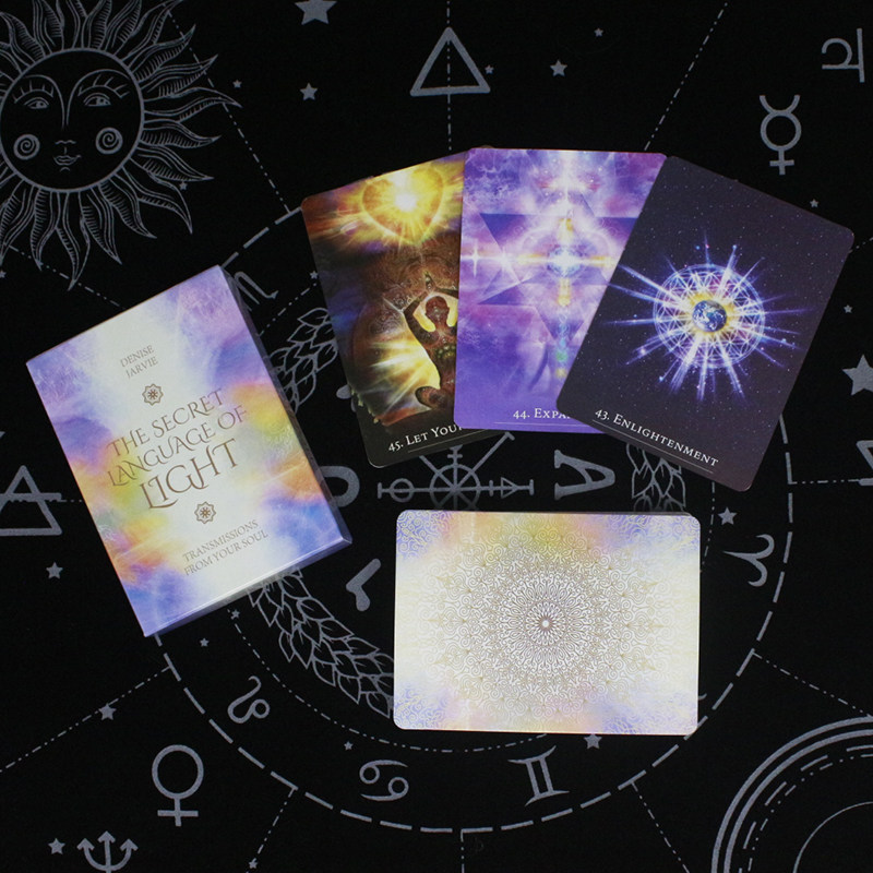 The Secret Language of Light The Secret of Light The encyclical card sends the card bag table cloth