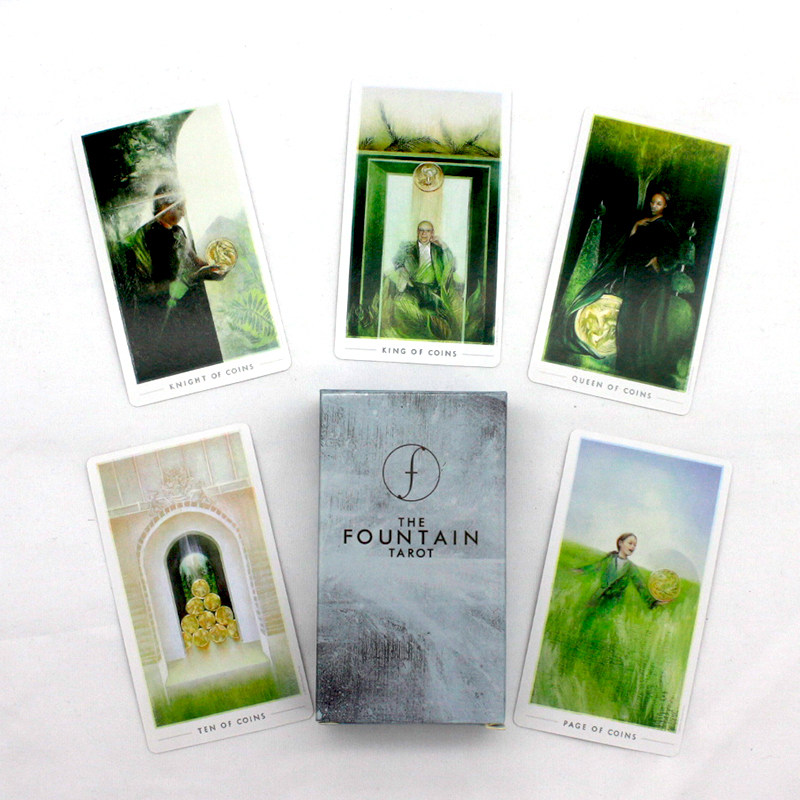 Fountain Tarot Cards Fountain Tarot Cards Card Table Tours with Cards Bag Table Cloth