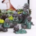 Ge Kiln Flower Pet Flowerpot Desktop Zen Mini Trang trí Gốm nhỏ Monk Micro Cảnh Cảnh Cây cảnh Trang trí - Trang trí nội thất Trang trí nội thất