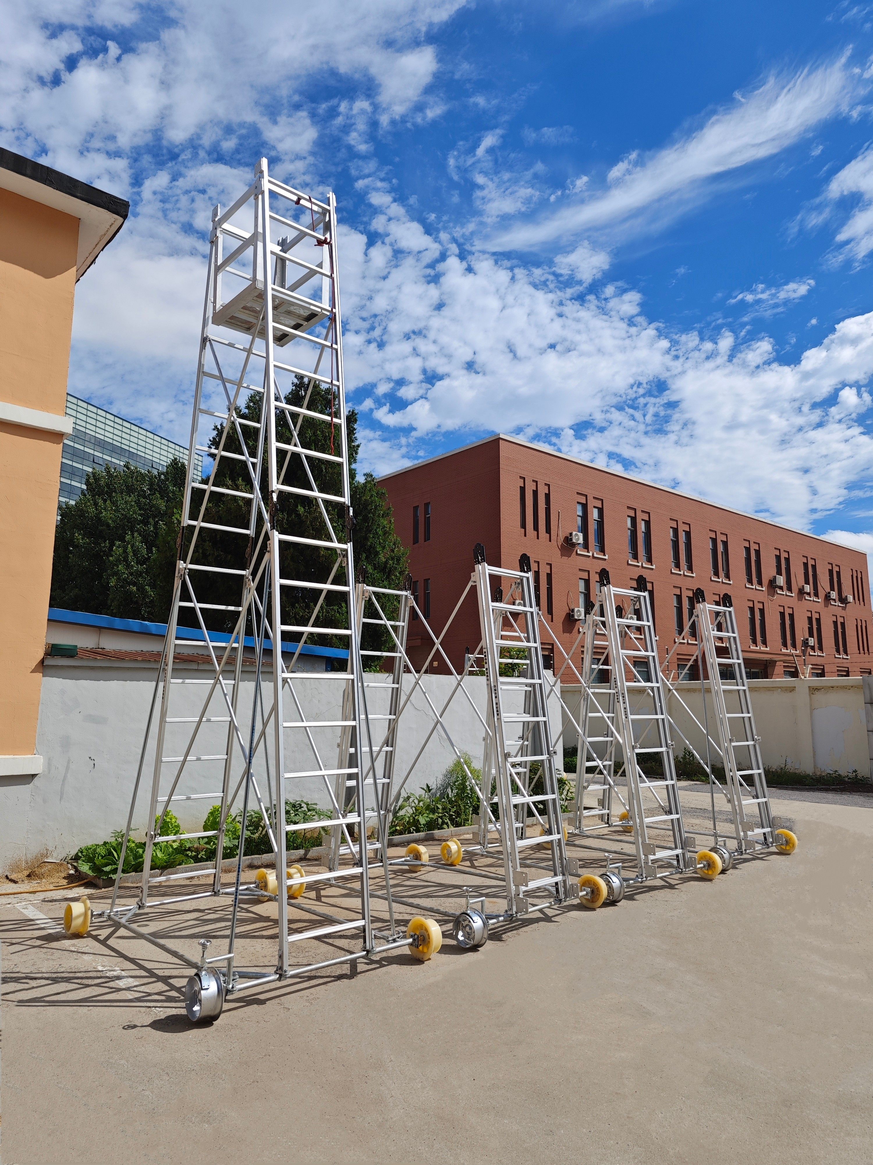 铝合金梯具定制加厚结实耐用,大连鱼龙梯具厂的铁路检修车解决方案-铝合金梯子/移动爬梯-淘宝好物网