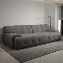 baxter cloth art sofa designer blogger Nordic Living room Tetris in straight row trio Mood Rochburg