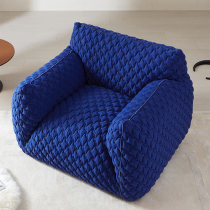 baxter sloth sofa single sample board room designer net red blue fat sub-style creative fabric leisure single chair