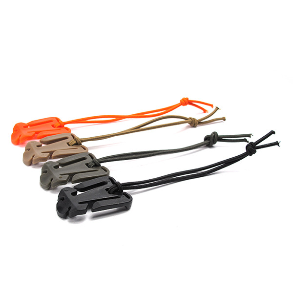 Strap with elastic cord hanging buckle triangular tie button MOLLE system webbing finishing fixed buckle roll wire clamp containing webbing clip