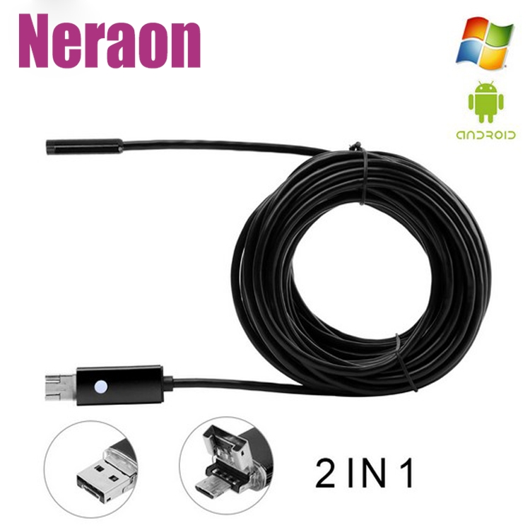 5 MM Android Endoscope Waterproof Snake Inspection Camera