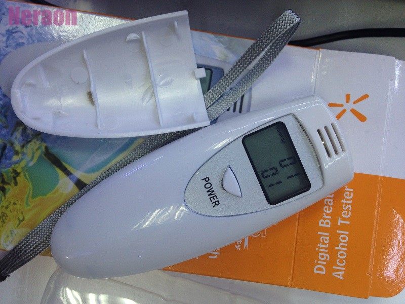 Factory supply portable alcohol tester blowing type special wine meter drunk driving mouthpiece home