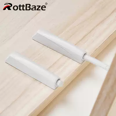 Cabinet door rebound device Handle-free invisible door push-type rebound device Drawer integral cabinet secret door self-elastic rebound device Magnetic suction