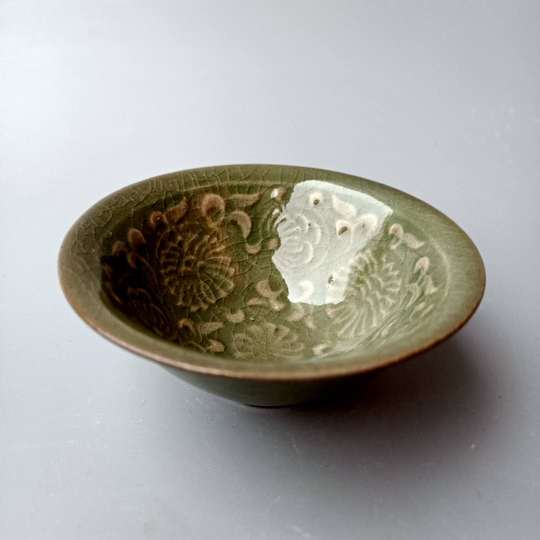 中国古玩　耀州窯？　青磁　唐草文瓶 龍泉窯 青磁鳳凰耳瓶 – Longquan Vase Phoenix | 陶磁オンライン
