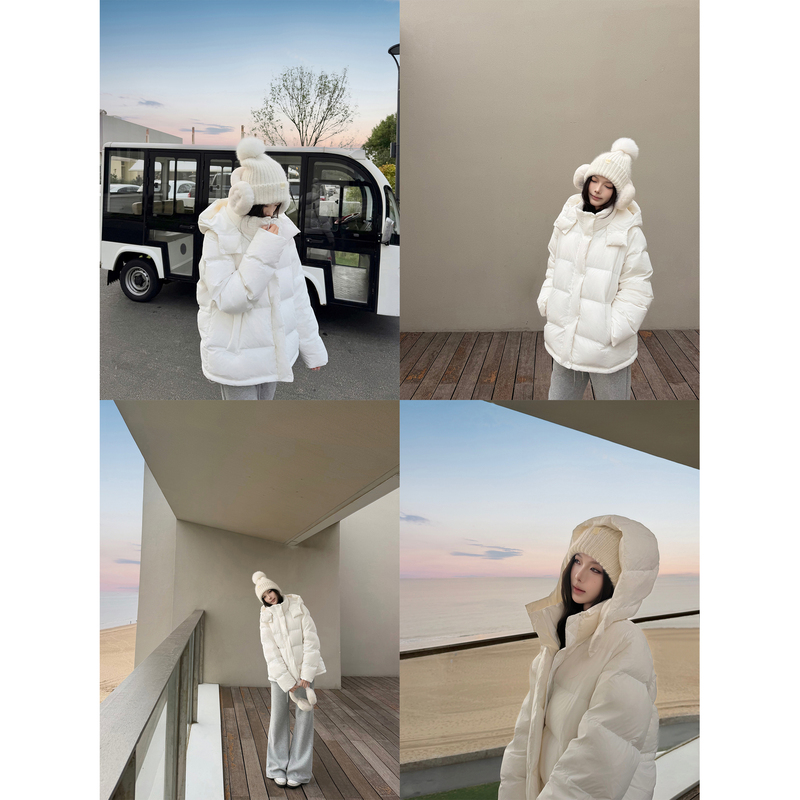 5Werkwen Lulu Five-Panel Narrow Version down Jacket High-Quality Three-Star 90 White Duck down Hooded Windproof down Jacket 5Werkwen Lulu Five-Panel Narrow Version down Jacket High-Quality Three-Star 90 White Duck down Hooded Windproof down Jacket
