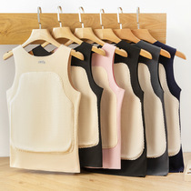 Red bean home new lovers patch warm German vest men and women Nursing belly back plus suede waistcoat Breathable Blouse