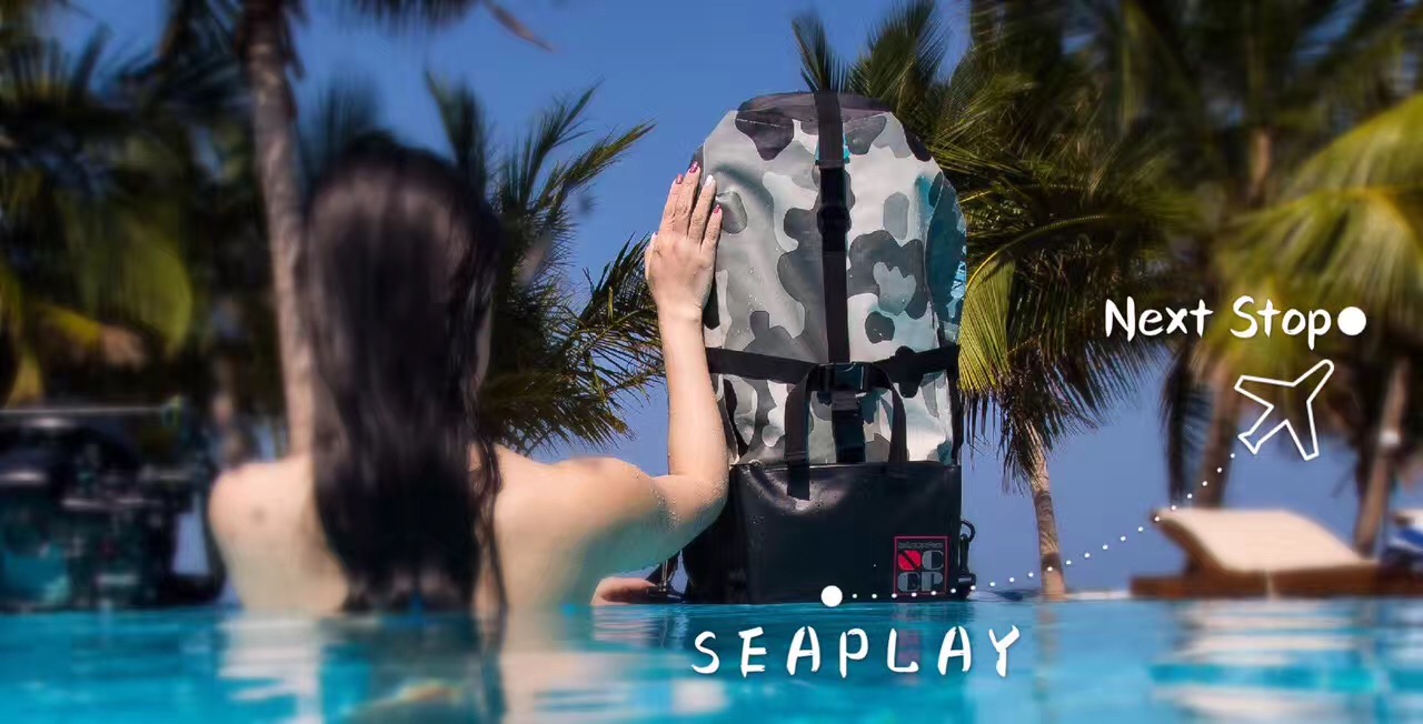 SEAPLAY multifunctional waterproof backpack scuba free diving fin bag waterproof equipment bag