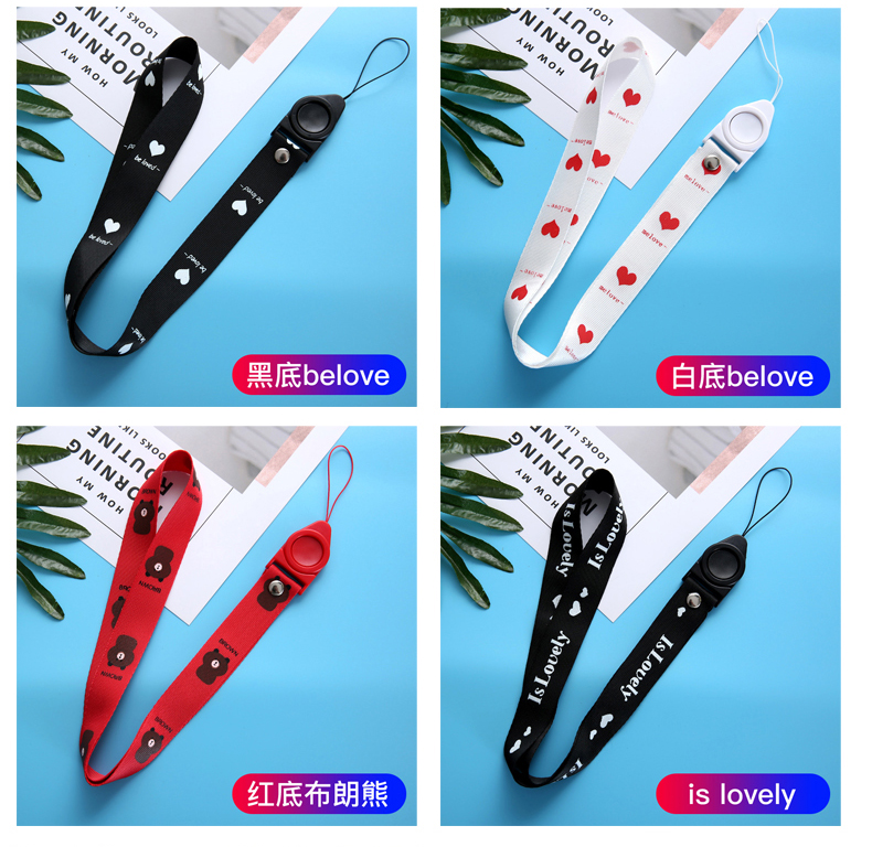 Điện thoại di động dây treo cổ nữ vỏ sò cá tính sáng tạo mặt dây chuyền treo dây đeo cổ tay hợp thời trang u đĩa nam rộng vỏ dây buộc táo ngắn có thể tháo rời dây chống rung rung mạng di động đỏ - Phụ kiện điện thoại di động ốp điện thoại samsung a11