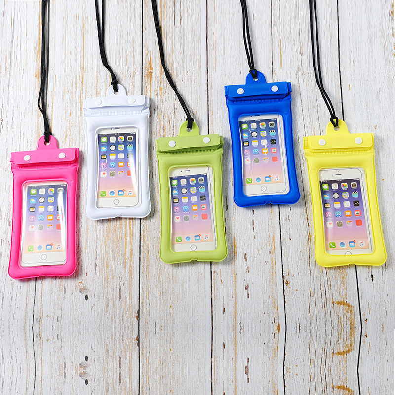 Mobile phone waterproof bag Airbag diving cover Touch screen seal delivery rider universal transparent protection dust cover Mobile phone protective case