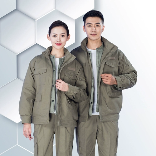 Зимняя удерживающая тепло куртка для работы, пуховик, комплект, увеличенная толщина, делается под заказ