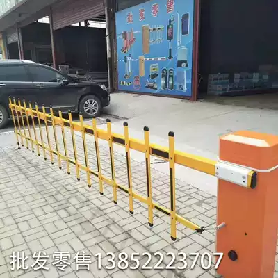 Parking lot fence fence machine All community access control electric lifting and landing 6 m fence type remote control fence machine