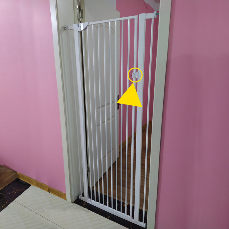Kitty Fencing Door Bar Dog Fence Blocked Pet Guardrails Barriers Door Stop Balcony Railing Indoor Anti-Jump Cage