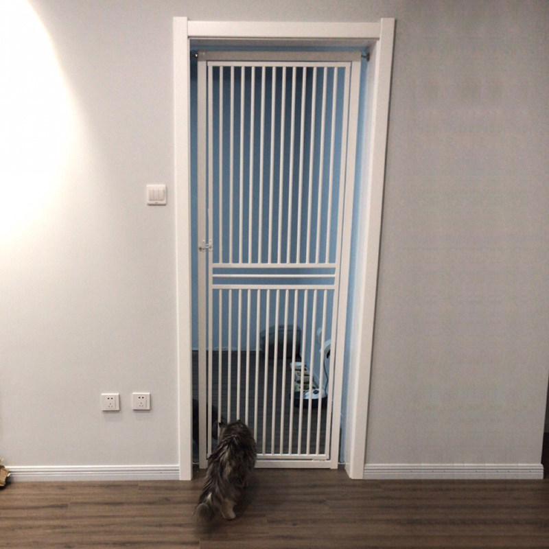Punch-free plus high-enclosed pet kitty large canine dog door Bar fencing fencing Protective railing Custom