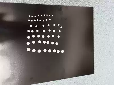 Picosecond laser dot test paper laser test paper washing tattoo machine special black paper jam