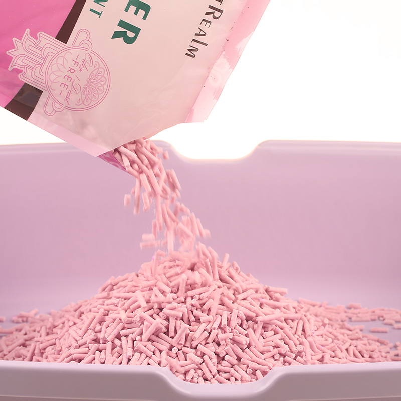 PetRealm Tofu Cat Litter Peach Flavor 7L*3 Absorbent Agglomeration Natural Deodorant Dust-Free Cat Supplies