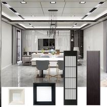 Integrated ceiling honeycomb large plate led light aluminium buckle plate 30 * 30 20 * 20 19 * 19 black and white embedded square lamp